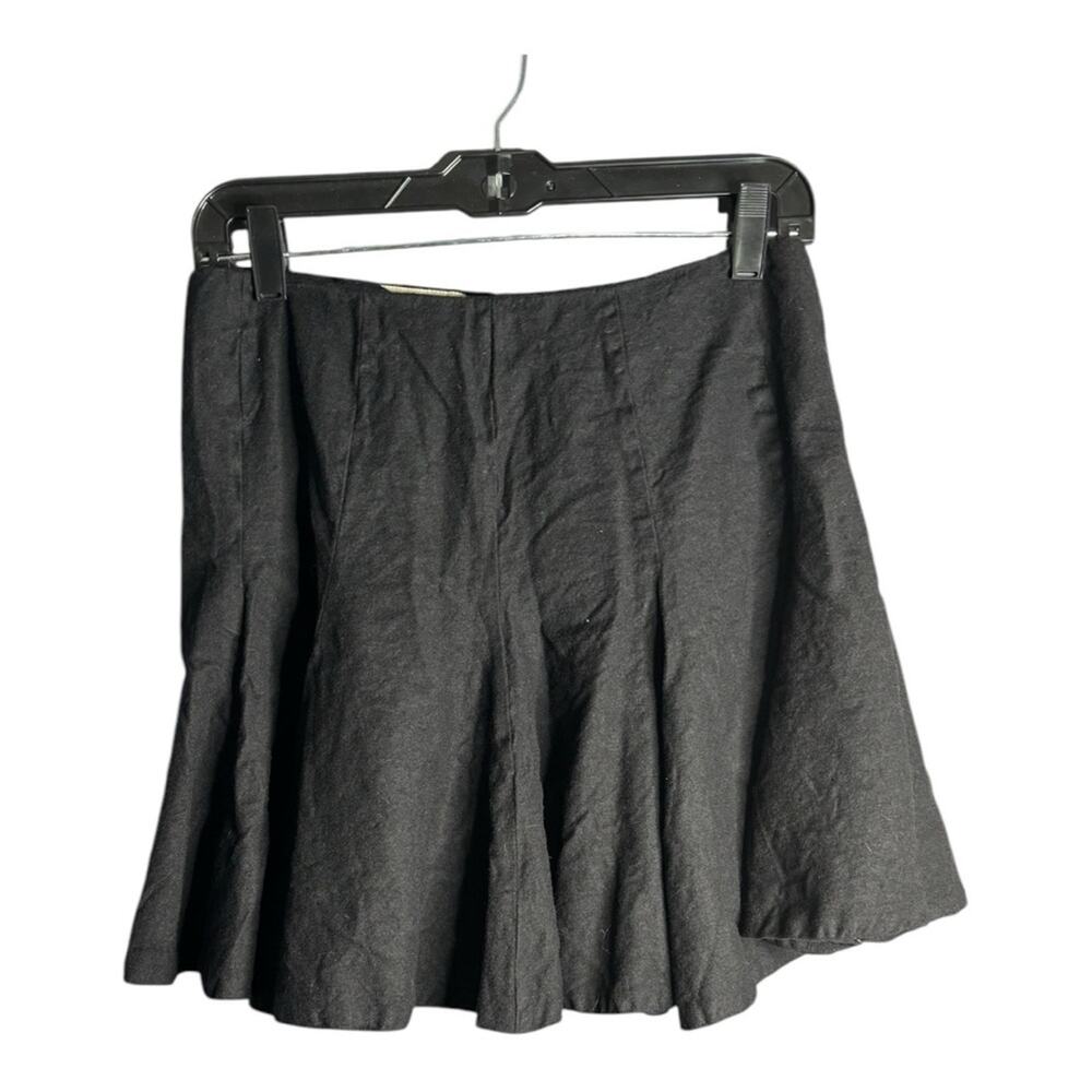 Stella McCartney Black A Line Skirt With Zippered Back 12